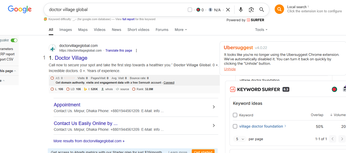 Doctor Village Global SEO